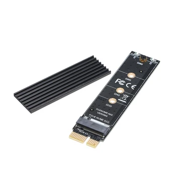 

100% high quality PCI-E to NVME M.2 Adapter Card with Heat Sink and Thernal Pad SSD Card Reader Support 2230/2242/2260/2280