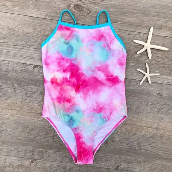 

Rainbow Print Kids Swimsuit Children Girls One Piece Swimsuits Of Large Sizes Swimwear 2020 Cute Baby Swim Wear Bathing Suit