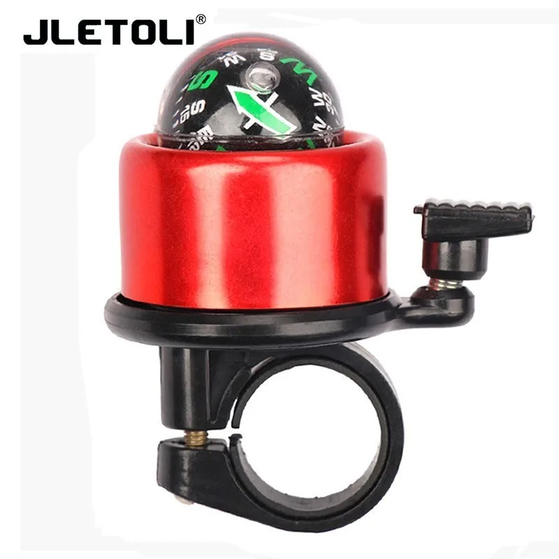JLETOLI سبائك الألومنيوم الطريق دراجة جرس بوصلة MTB الدراجة الصوت الدراجات القرن يناسب 18 مللي متر-26 مللي متر المقود الدراجات اكسسوارات