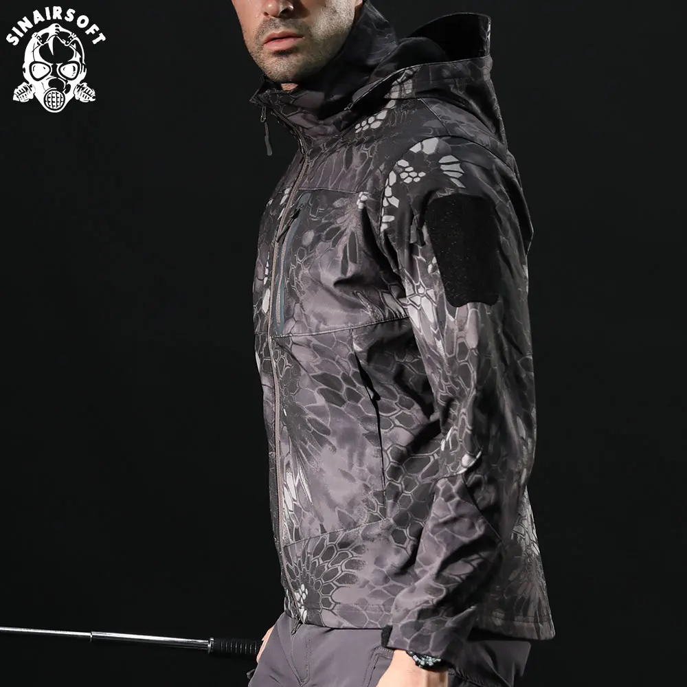 Камуфляжная куртка, мужской плащ, военный, осень-зима, водонепроницаемый, мягкая оболочка, тактическая, охотничья одежда, Swat Multicam TAD
