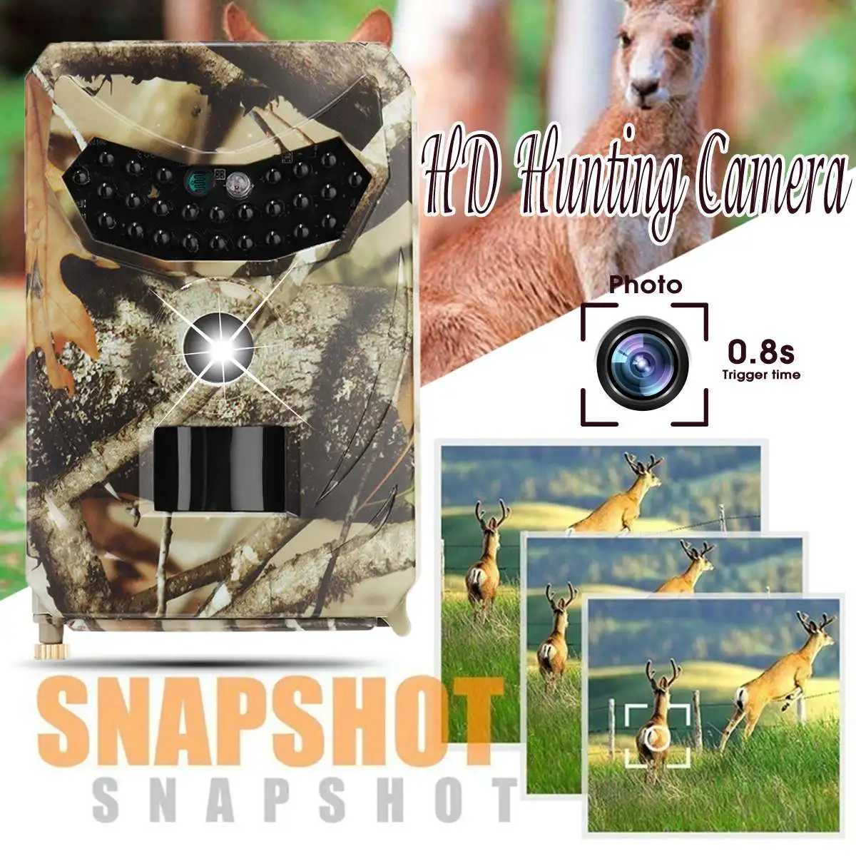 

1080p Hunting Camera Trail Camera 940nm 12.0MP Trail Scouting Wildlife Night Vision GPRS IP54 Cut CE ROHS FCC Infrared