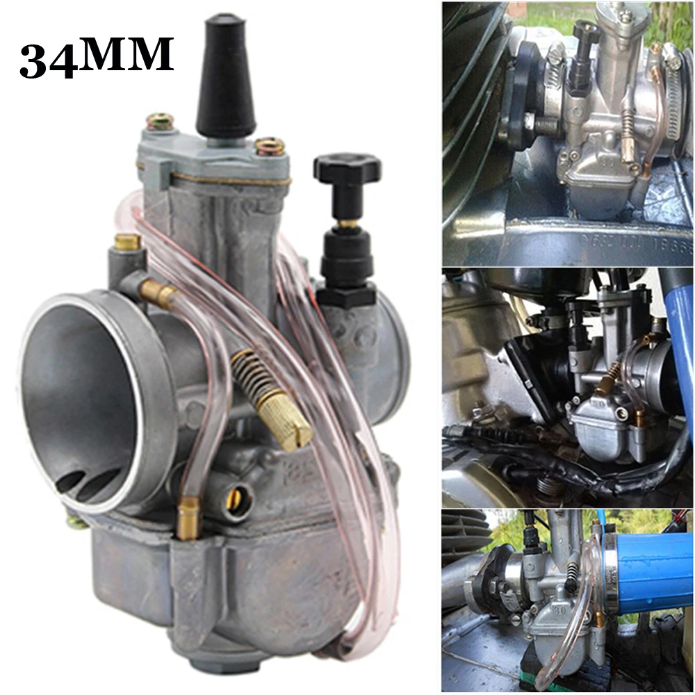 

1pc 34mm new Carburetor Power Jet Carb high quality part suitable For 34MM KOSO PWK OKO Motorcycle Dirt Bike ATV Scooter