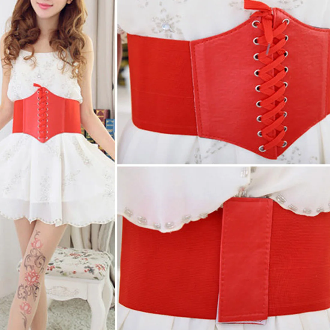 

2019 Corset Wide Pu Leather Slimming Body Belts for women Elastic High Waist Belts cinto sobretudo feminin ceinture femme fajas