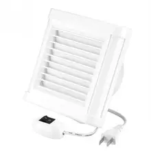 4 дюйма Водонепроницаемый немой вытяжка для ванной комнаты Вытяжной вентилятор окна для Кухня Туалет вентиляторы 15 W 220 V