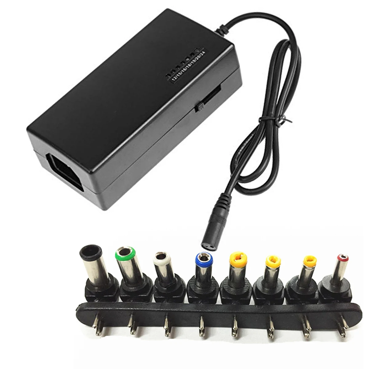 REXLIS 96W Регулируемый 12 24V DC адаптер питания зарядное устройство для нескольких