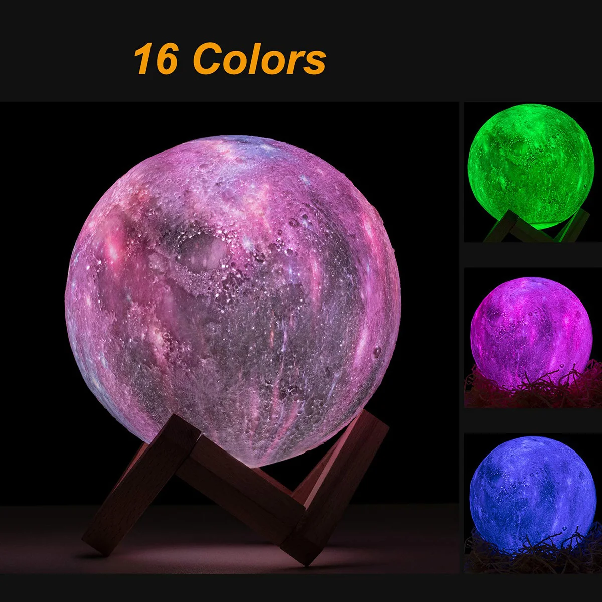 

LED Night Light Starry Sky Magic Star Moon Planet Projector Lamp Cosmos Universe Baby Nursery Light For Birthday Gift