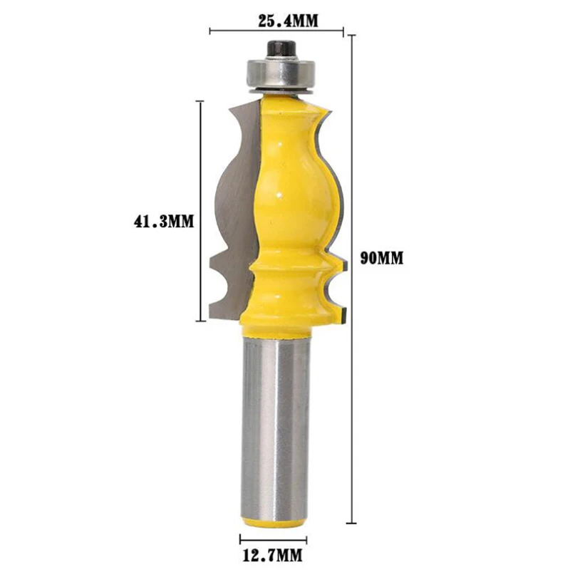 1/2 "маршрутизатор бит хвостовик, для деревообработки инструмент формовки Обрезной нож для двери формирование