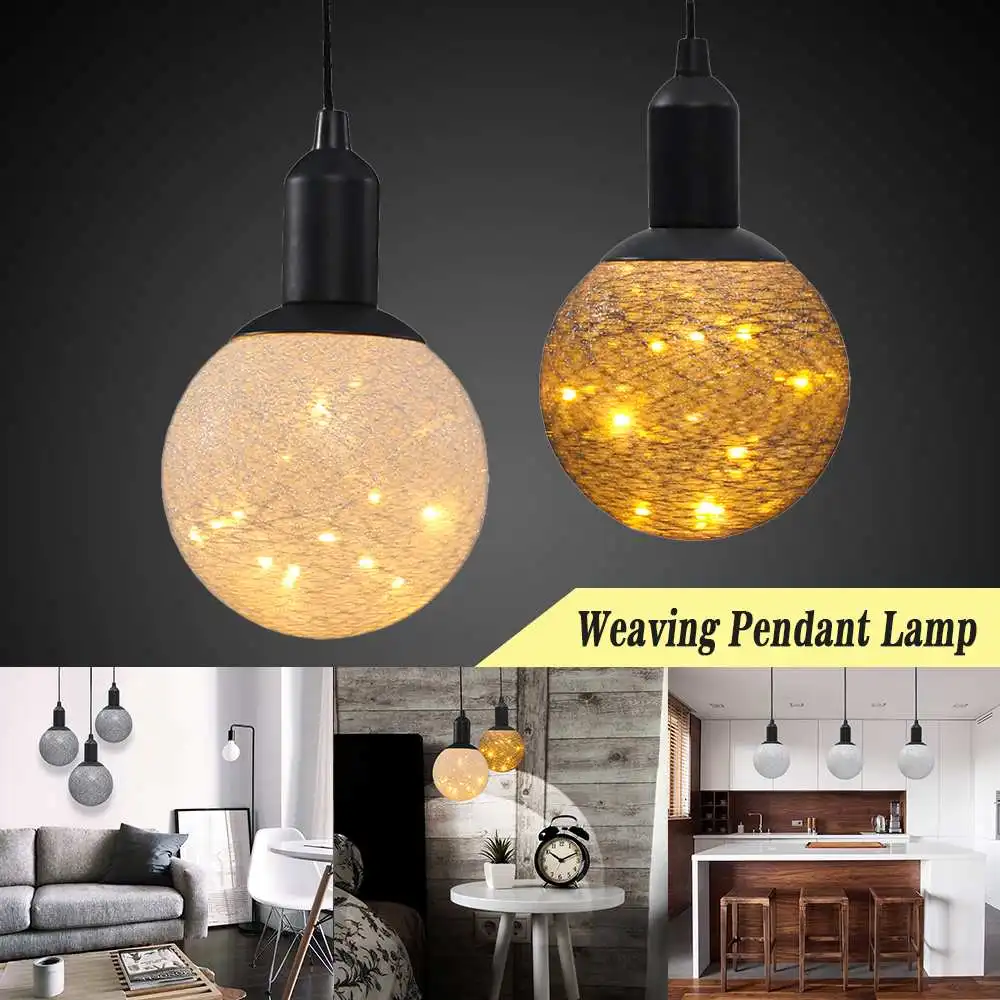 

Modern Nordic Modern Pendant lamp LED Weaving Warm Hanging Lamps For Dining Living Room New design Pendant Light