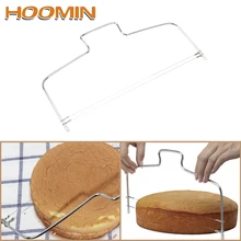 HOOMIN DIY выпечки Кондитерские инструменты хлеб пиццы выравниватель Регулируемый провод кухонные аксессуары резак для торта из нержавеющей стали нож для нарезки торта