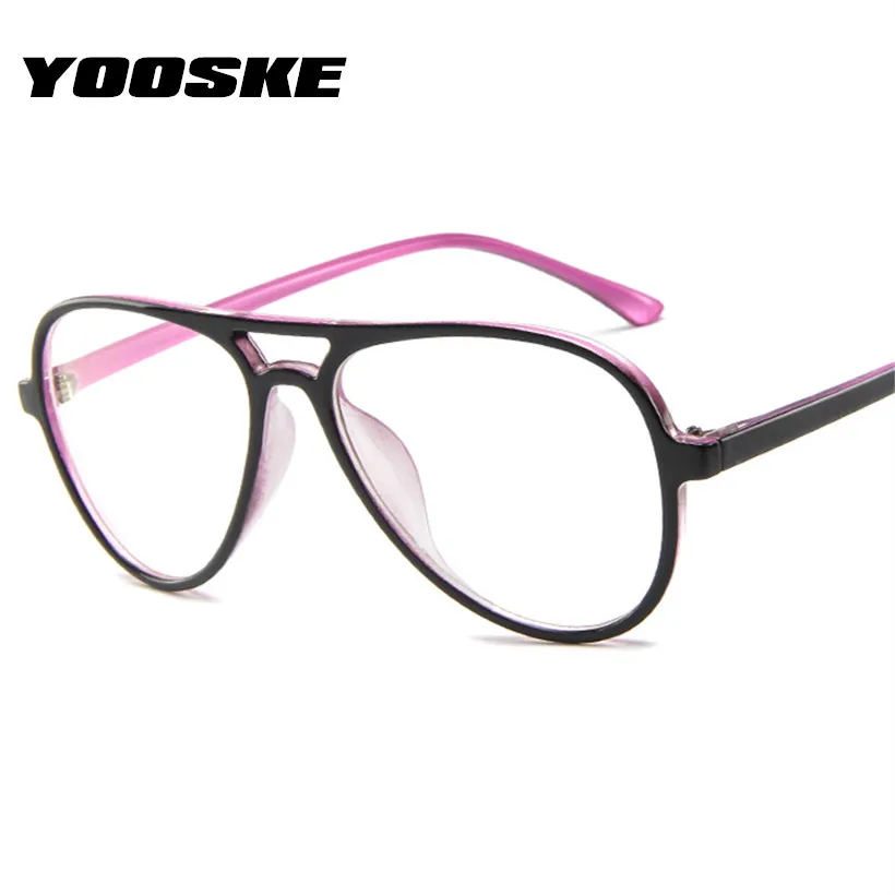 YOOSKE большие очки, оправа для женщин и мужчин, оптические оправы для очков, прозрачные линзы, прозрачные очки