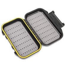 Двухслойная Водонепроницаемая коробка для мух приманки чехол для хранения для ловли мух Приманки Крюк снасти Коробка органайзер Многофункциональный