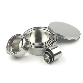 

12 Pcs/set Cookie Cutter Stainless Steel Fondant Cake Baking Mold Round Shape Biscuit Decorating Moulds DIY Pastry Gadgets