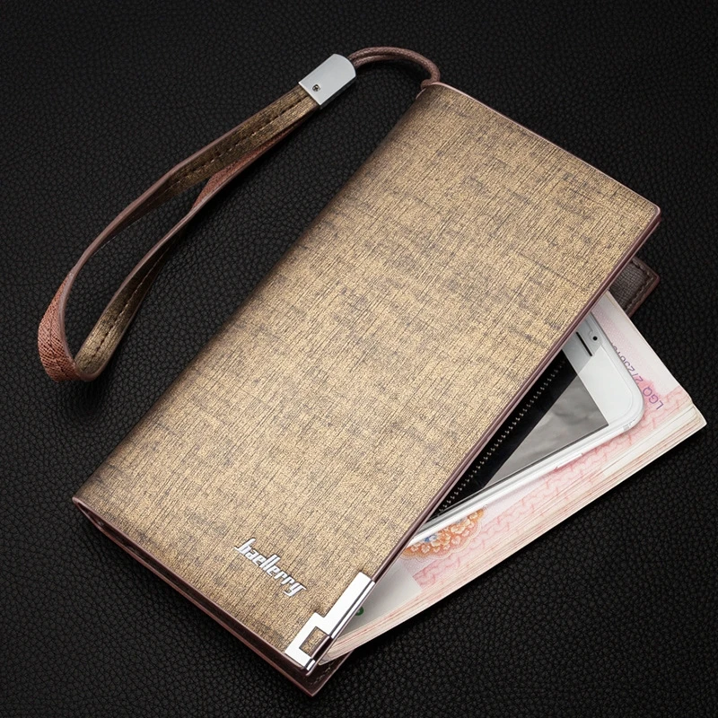 

Men's Multi-Function Large Capacity Zipper Clutch Bag Business Casual Long Wallet Clutch Bag