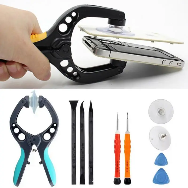 

10 in1 Professional Mobile Phone Repair Tools LCD Screen Opening Screwdriver Suction Cup Kit Pry Disasmbly t