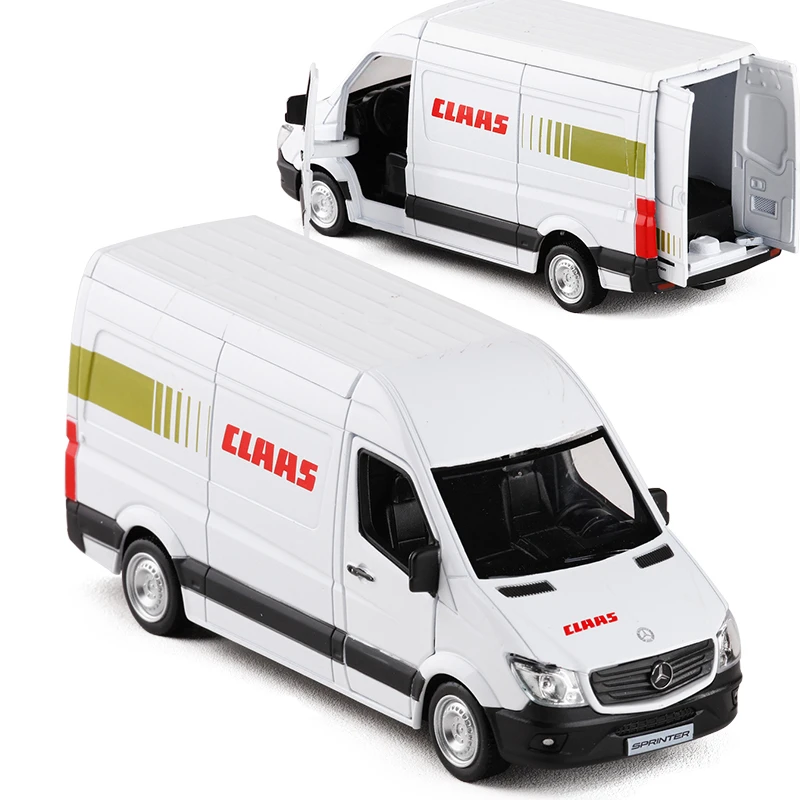 1 36 Scale For Thebenz Sprinter Claas Metal Diecast Alloy Delivery Van Courier Vehicle Collection Licensed Car Model Toys Diecasts Toy Vehicles Aliexpress