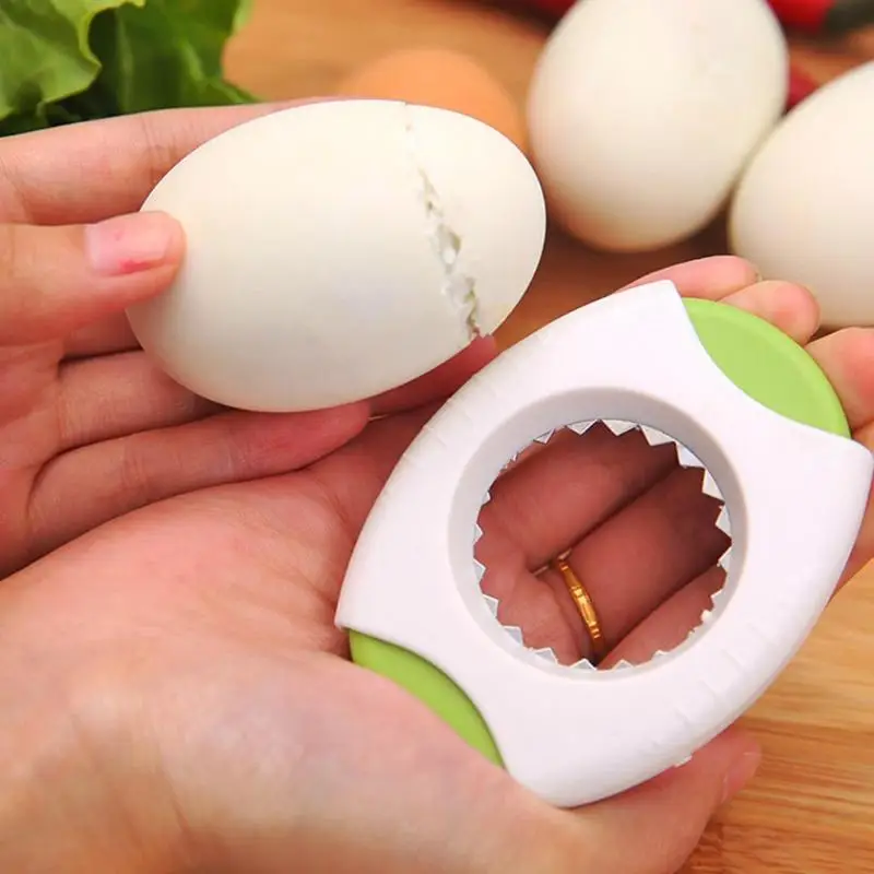 

Stainless Steel Boiled Eggshell Topper Cutter Opener Slicer Egg Tools Kitchen Gadgets Random Color