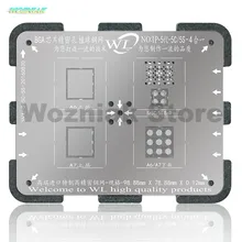 Wozniak WL NAND CPU Chip BGA Reball Tin plant steel Net Mesh Baseband Platform Tool for iPhone 5 5s 6 6s 7 Plus A7 A8 A9 A10