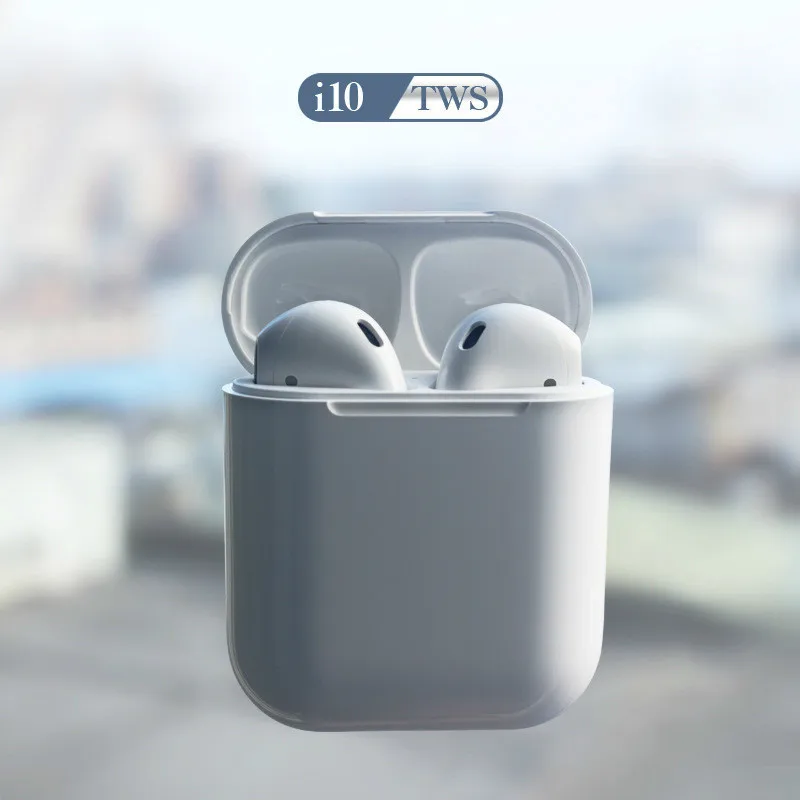 

I10 Tws Bluetooth 5.0 Headphones Wireless support Charging Earbuds Touch Control with Wireless for iPhone Android