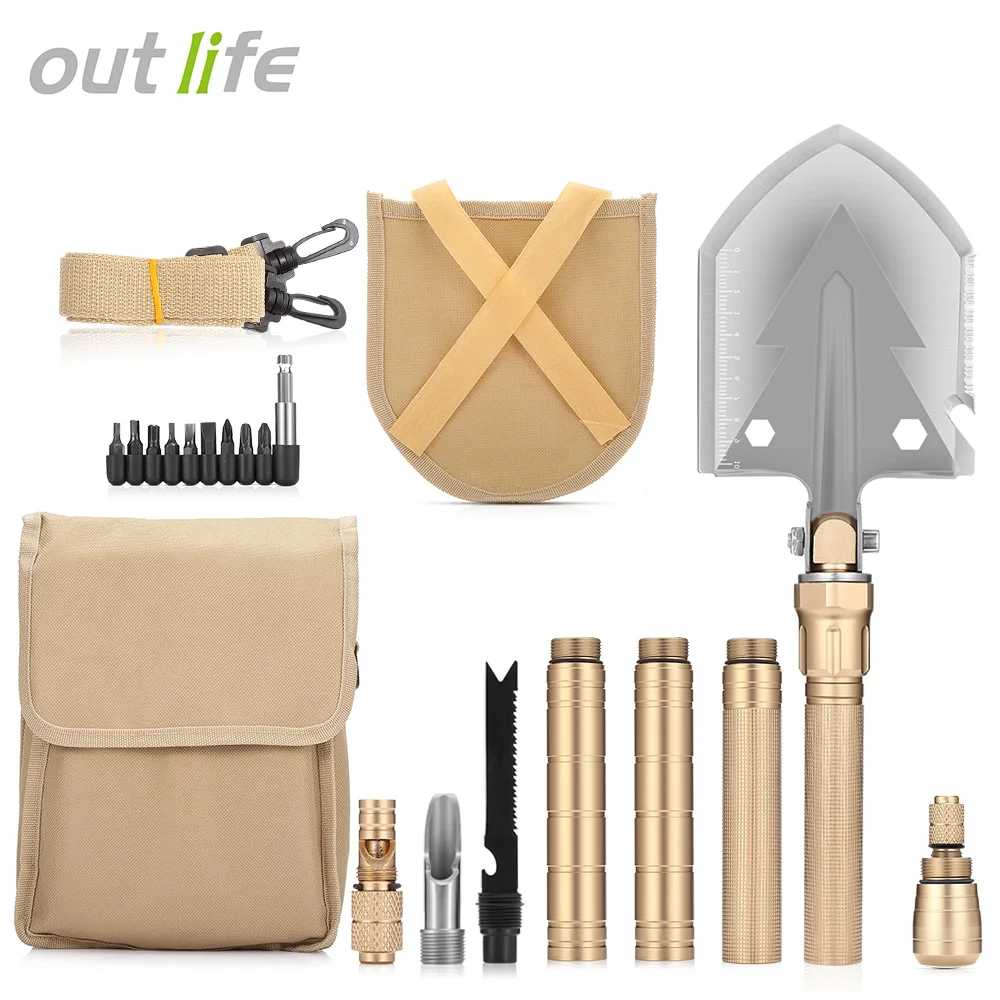 Professional Outdoor Survival Tactical Multifunctional Военная Складная лопата с сумкой для переноски Army