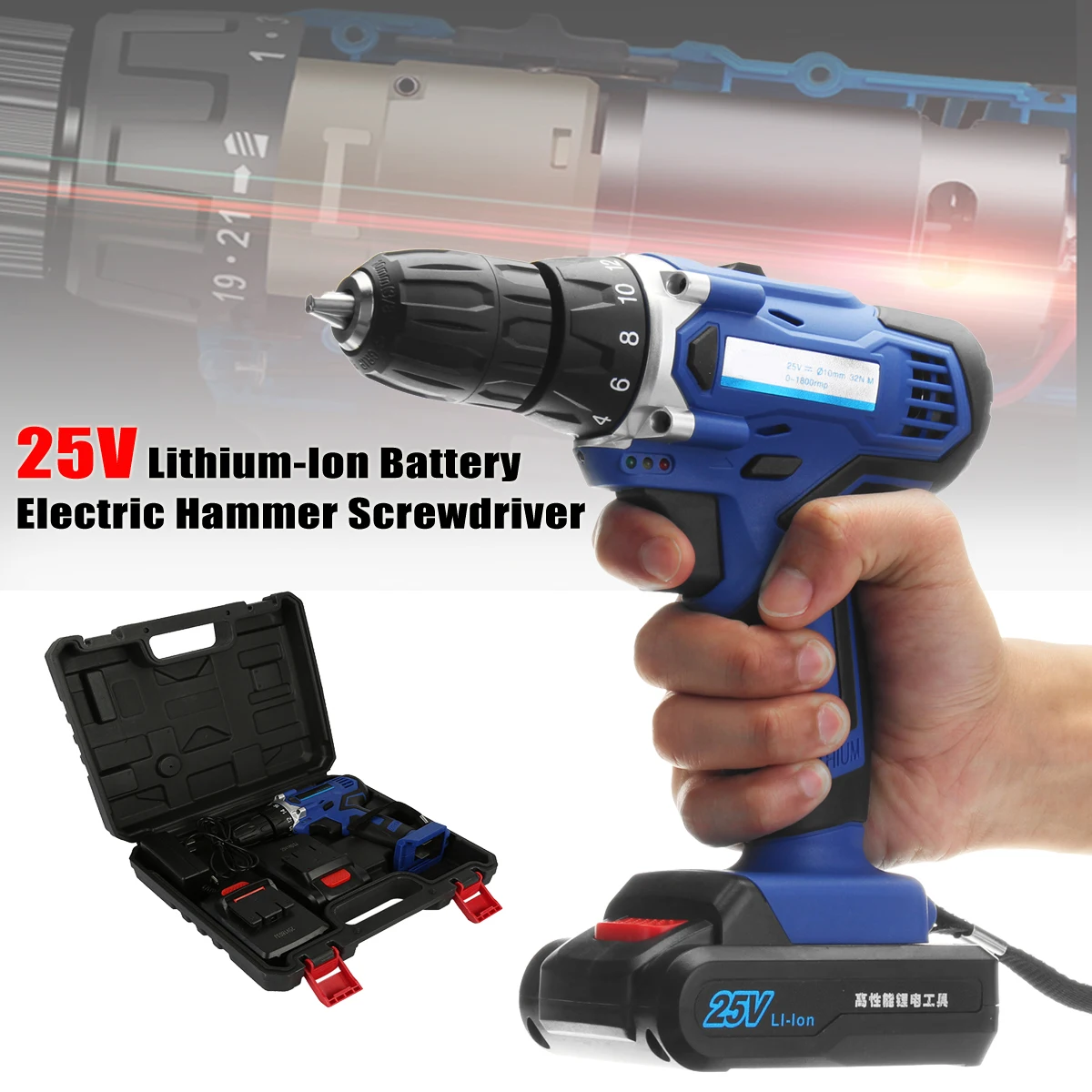 Aliexpress.com : Buy 25V Rechargeable Cordless Drill ...