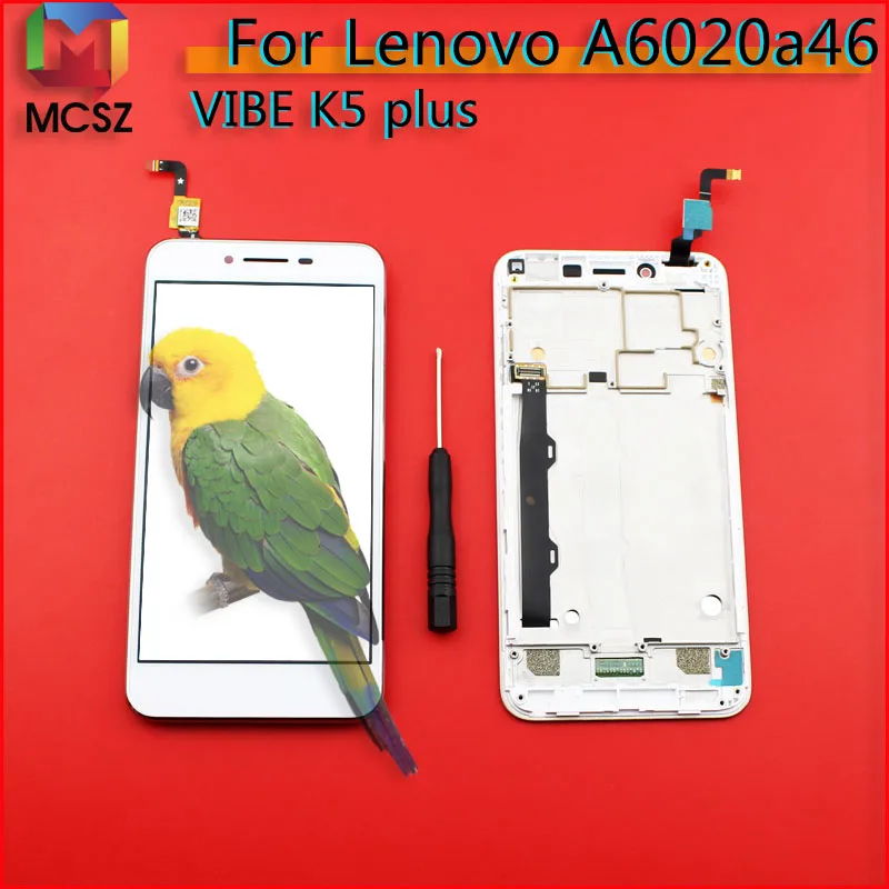 Suiltable For Lenovo vibe k5 plus A6020a46 ЖК-дисплей рамка сенсорная панель дигитайзер в сборе с