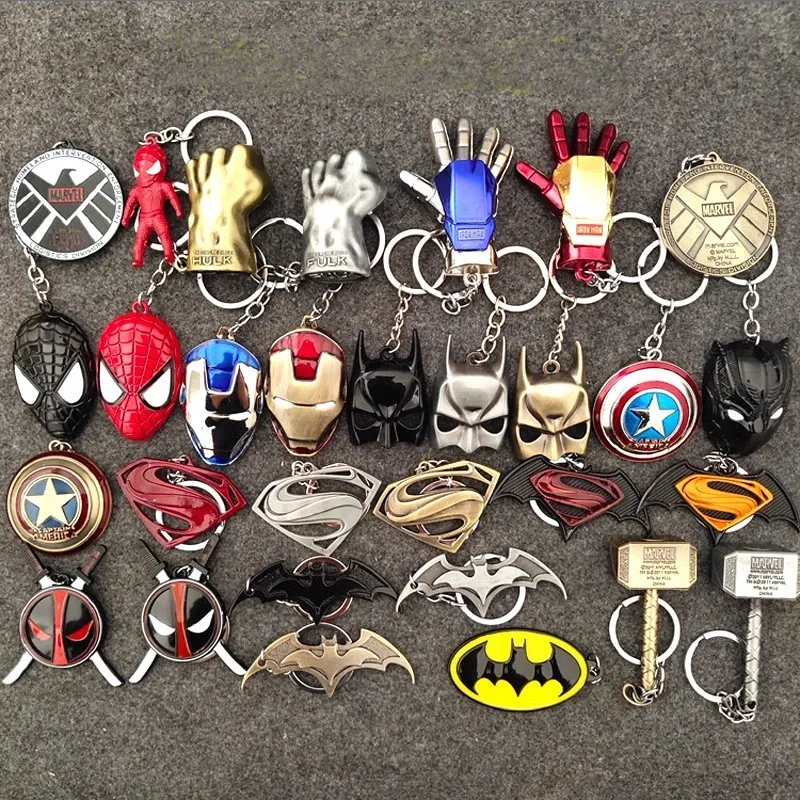 Новые мстители супергерой металлические брелки брелок украшения Marvel porte clef