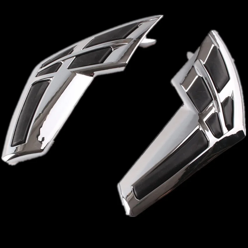 

For Honda Goldwing GL1800 2001 2002 2003 2004 05 06 07 08 09 10 2011 Chrome 2PCS Motorcycle Accessories ABS Fairing Tank Trim