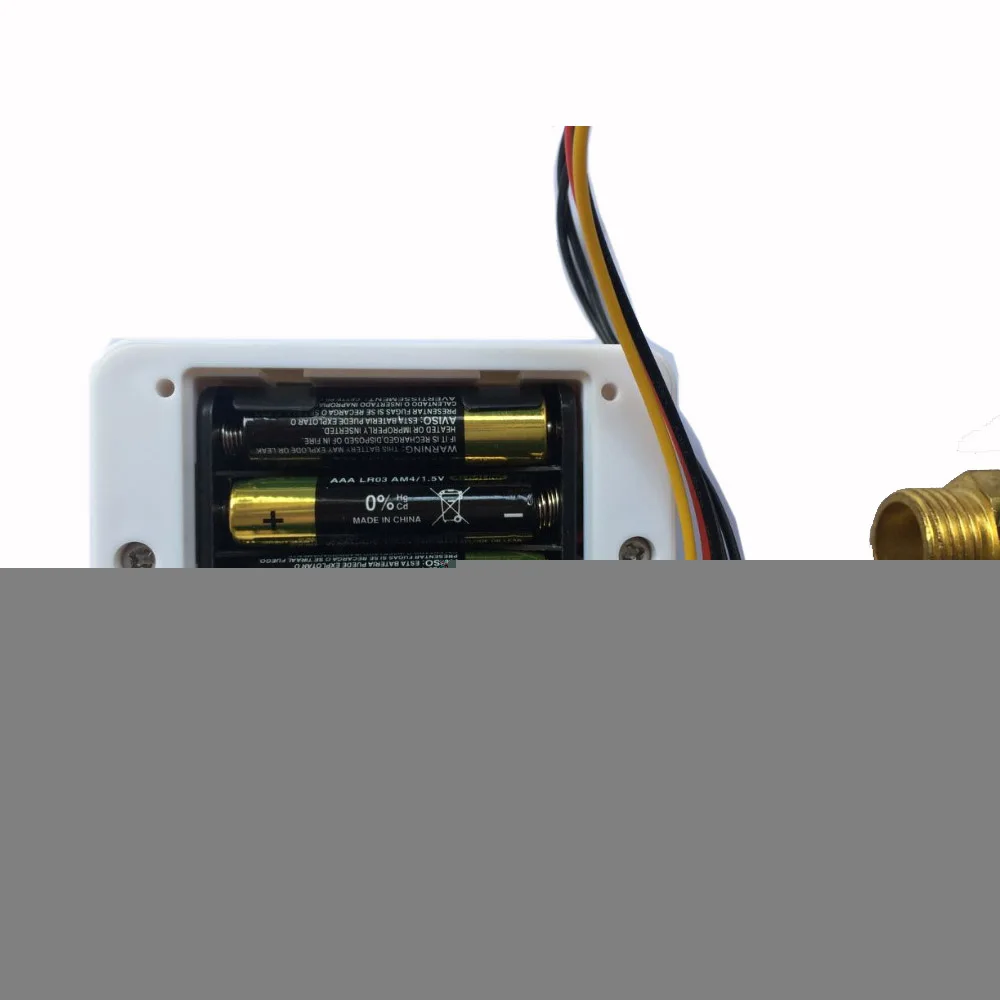 ЖК-дисплей цифровой расходомер+ латунный Датчик потока измерения температуры YF-B7 датчик холла переключатель счетчика