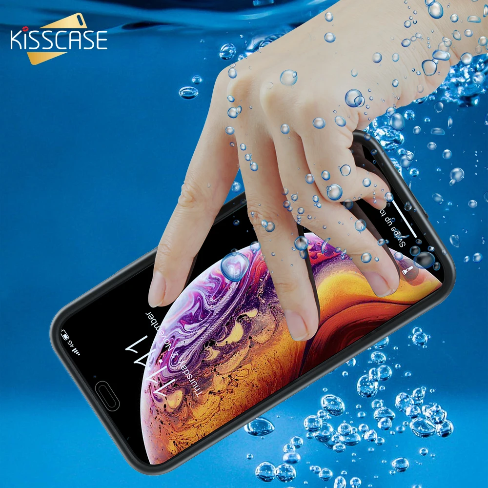 KISSCASE 360 Водонепроницаемый летний Дорожный Чехол для iPhone X 5 5S 6 6s 7 8 Plus