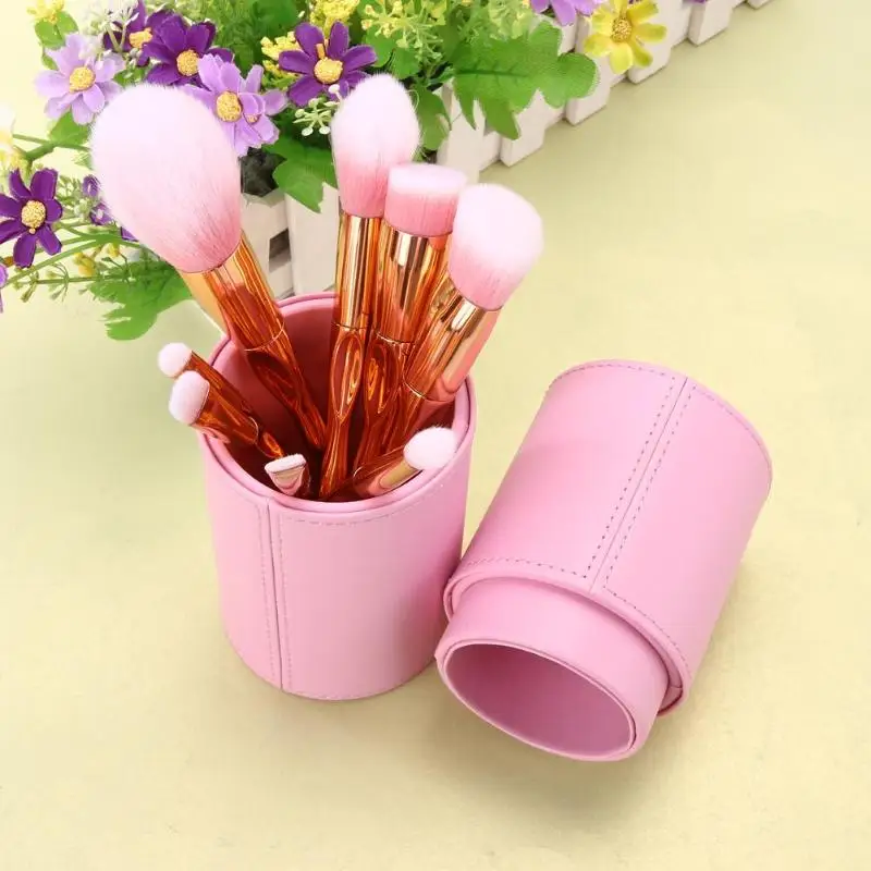

Makeup Brush Holder Cosmetic Bag Case Organizer Brushes Tube Cup Tool