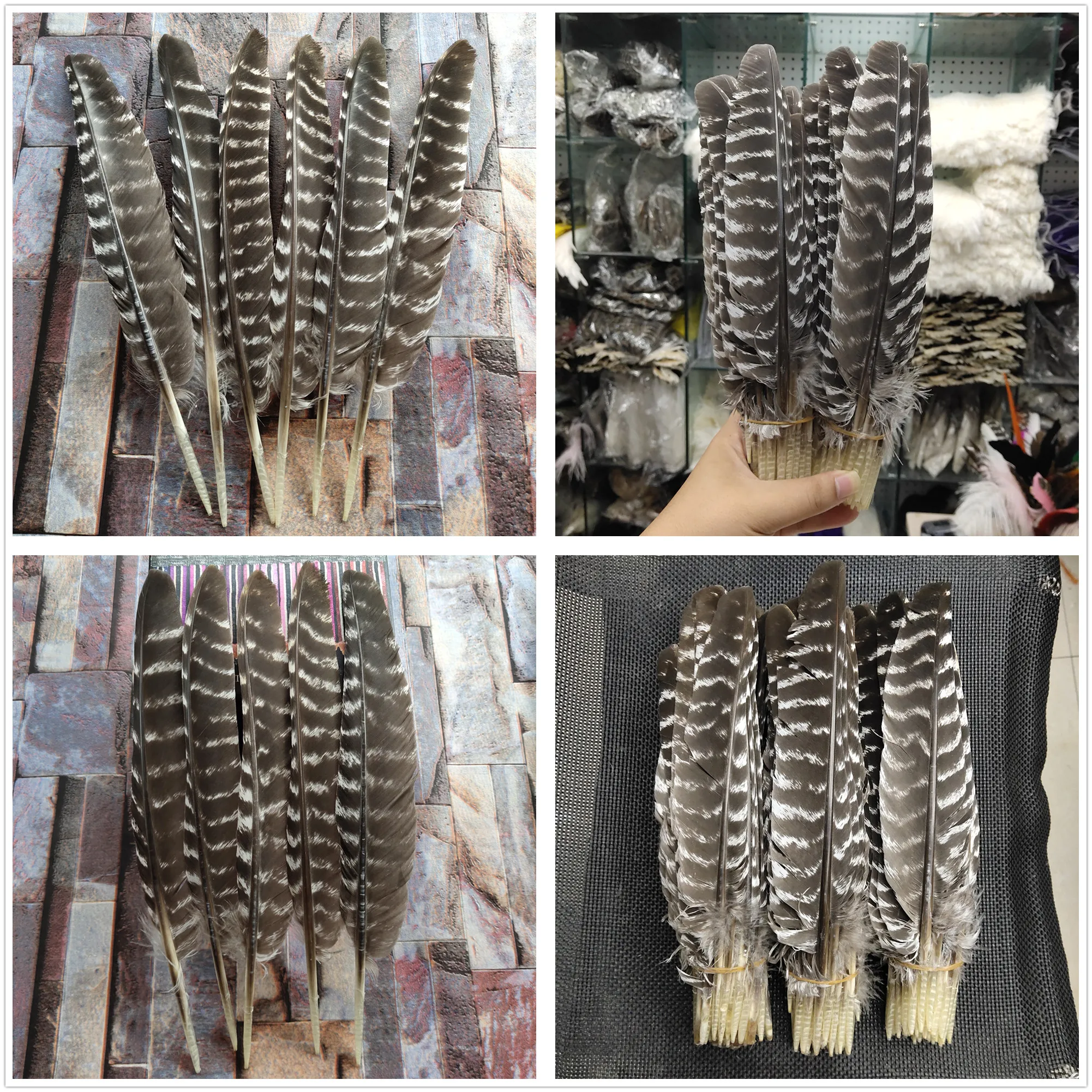 Wholesale 10-100pcs Natural Turkey Feathers 30-35cm//12-14inches For Decoration