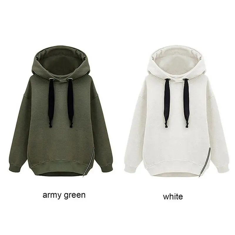 Autumn Fashion Pullover Hoodies Women Loose Plus Thickening Warm Long Sleeved Casual Simple Soft Solid Color Hoodie Tops Newly Autumn Fashion Pullover Hoodies Women Loose Plus Thickening Warm Long Sleeved Casual Simple Soft Solid Color Hoodie Tops Newly