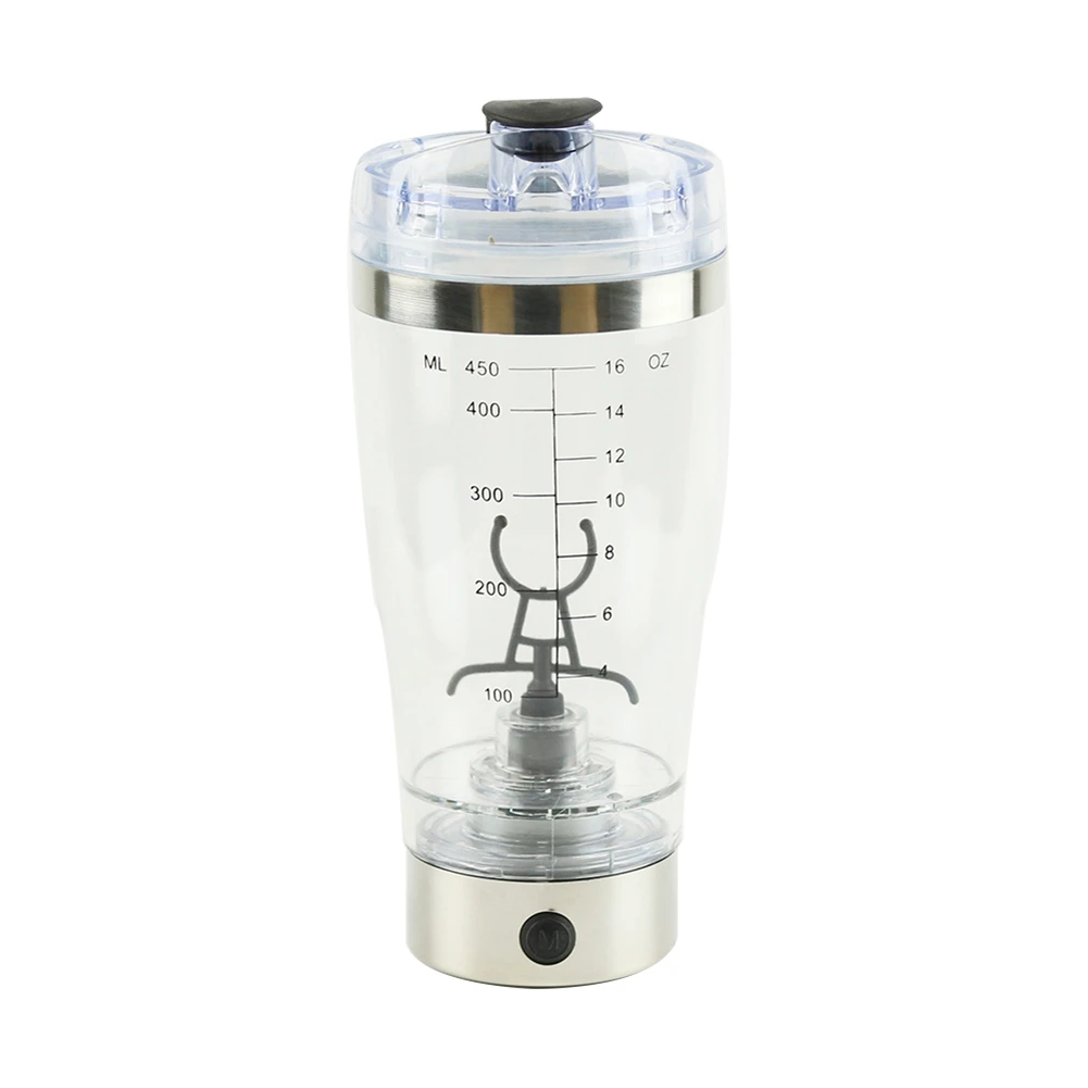 Batidora De Proteínas Batidora De Taza Botella De Agua Gris Batidora De Proteínas Batidora De Taza Botella De Agua Gris
