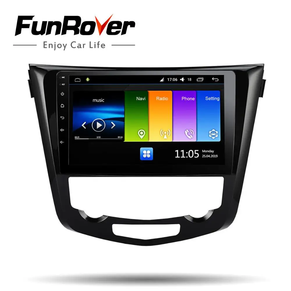 Perfect FUNROVER android 9.0 2.5D+IPS car dvd multimedia player For Nissan X-Trail 2014 2015 2016 2017 2018 radio gps navigation stereo 2