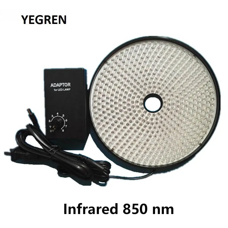  Infrared 850 nm Machine Vision Light Source Inner Diameter 26mm LED Ring Lamp Illumination for Indu