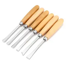6pcs Professional Wood Carving Hand Chisels Set DIY Woodworking Sculpting Tools Hot Sale