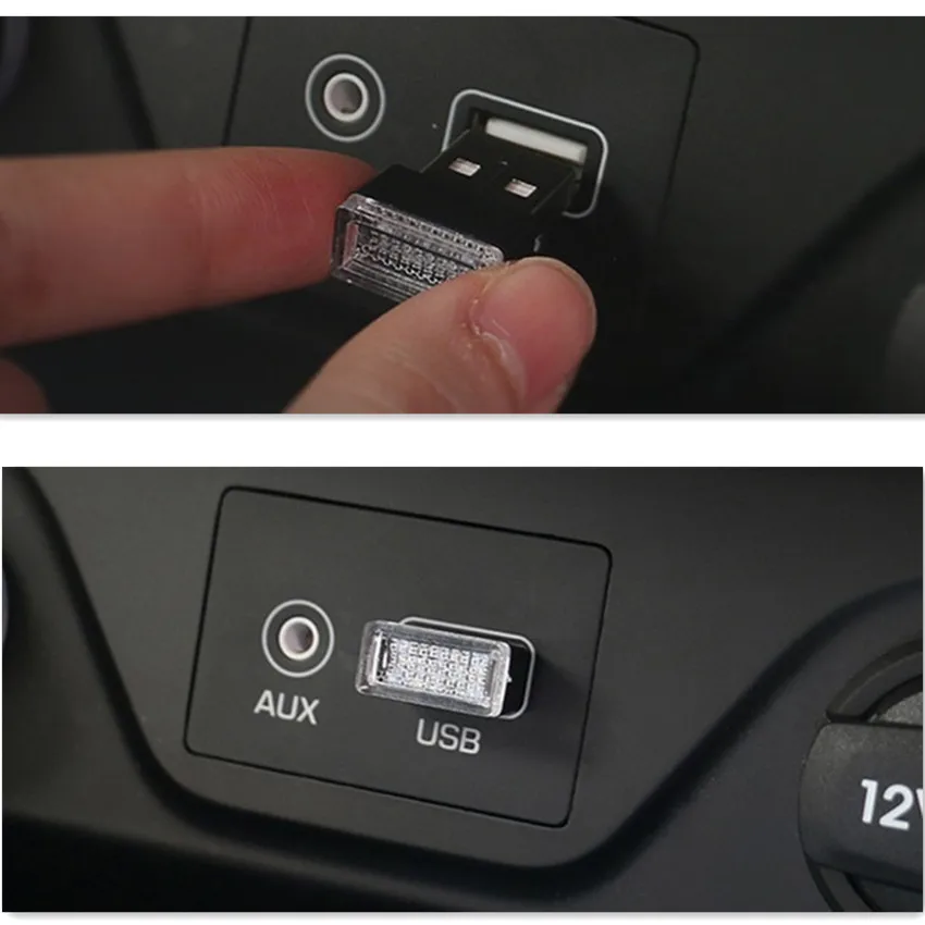 Автомобильный USB светодиодный атмосферный фонарь для touran vauxhall antara ford fiesta 2014 subaru sti