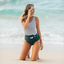 One Piece Suits swimsuit women monokini Striped Print Bathing Suit Sexy Swim Suits plus size swimwear One Piece Suits swimsuit women monokini Striped Print Bathing Suit Sexy Swim Suits plus size swimwear