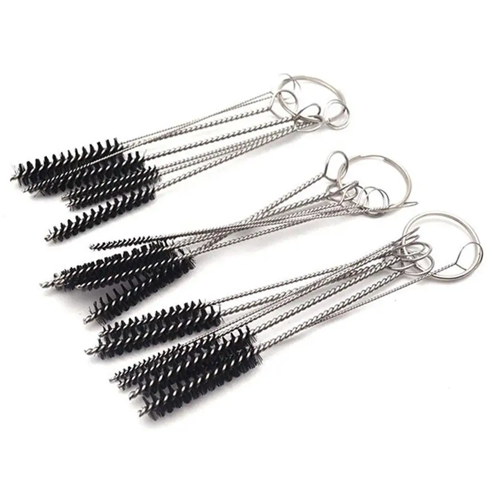 LanLan 7 Pcs/set Nylon Brush Multi-Functional Tools Cleaning Brush Drink Straws Sewing Machines Paint Spray Guns Cleaning Brush