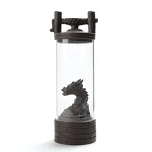 Дракон обратного потока благовоний горелка благоприятная стеклянная крышка Чайный домик украшения Керамические изделия домашний декор конусная кадильница