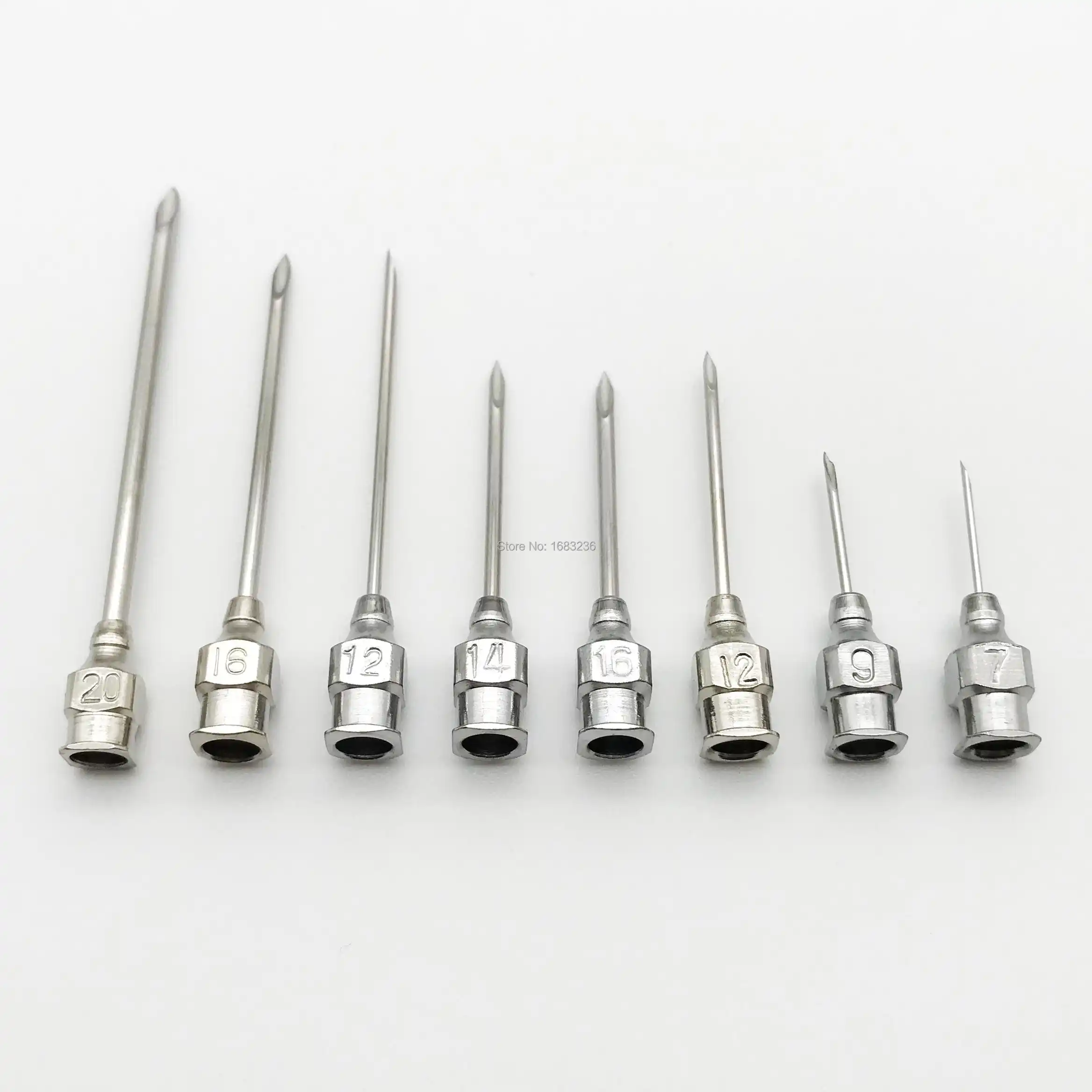 10pcs Stainless Steel Needle for Farm Animals Livestock Poultry Paste