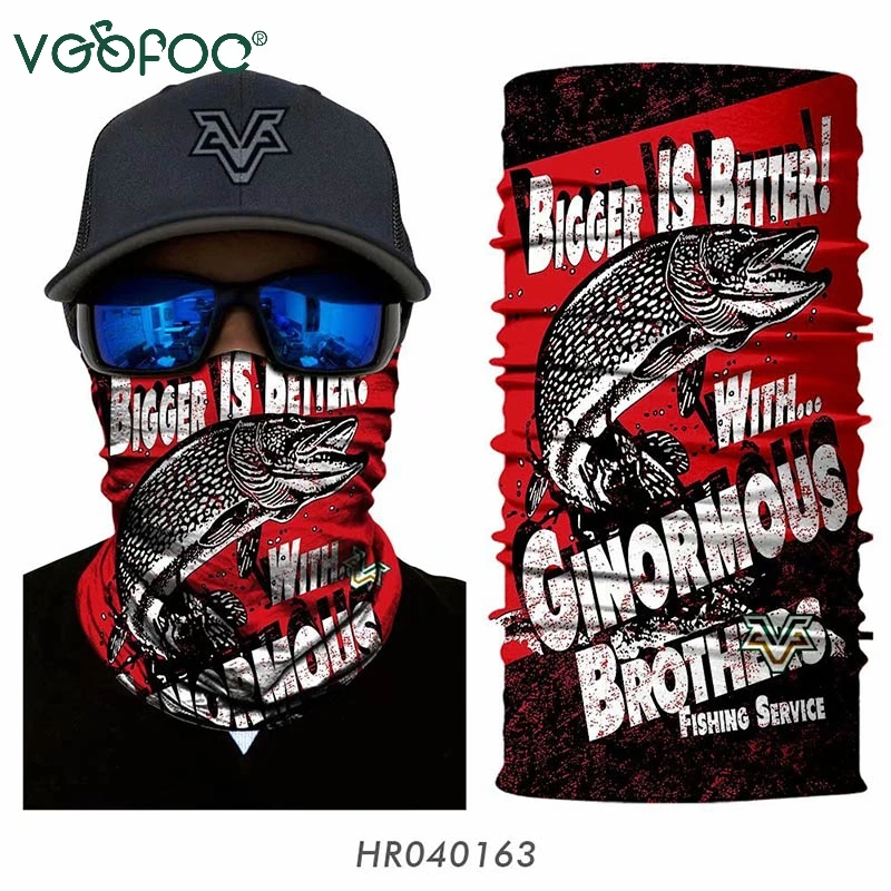 

Fishing Face mask Seamless Magic Neck Gaiter Face Shield Fishing Cycling Fishing Bike Bandana Headband Tube Scarf Men Women Mask
