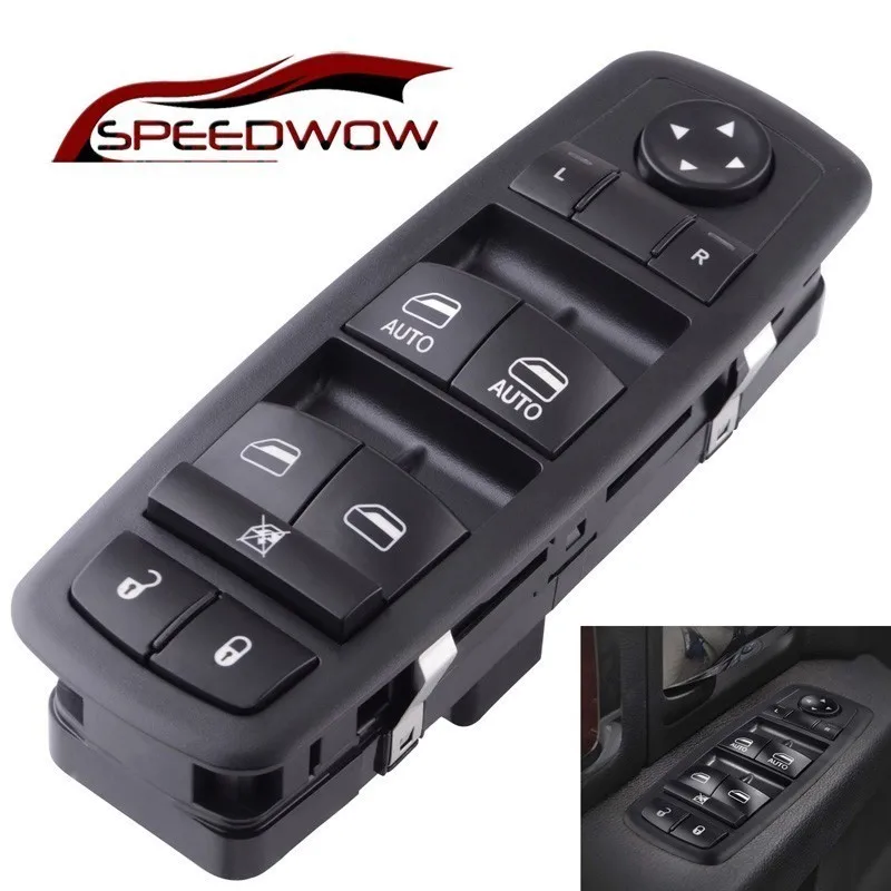 Кнопка переключения на окно SPEEDWOW для автомобилей 2009-2012 Dodge Ram 1500 2500 3500 OE # 4602863AB