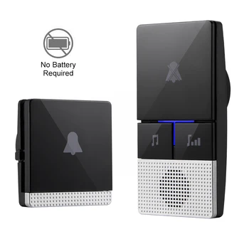 

Wireless Doorbell EU Plug 300M Long Range Home Door Bell Ring Call 1 Transmitter 1 Receiver Old Man