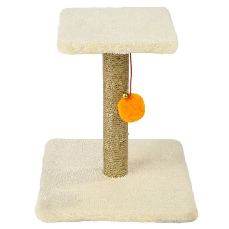 

Pet Cat Tree Rope Swing Ball Scratching Post Climbing Frame Diy Assembled Interesting Cat Toys