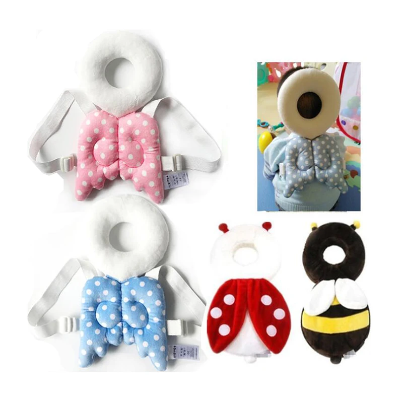 

Cute Wings Baby Head Protection Pad Walking Toddler Headrest Pillow Baby Neck Nursing Drop Resistance Cushion Bedding Supplies