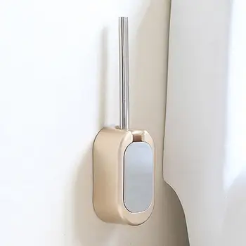 

Toilet Brush Holder Bathroom Scrubber Cleaning Brush Clean Tool Stainless Steel Shower Room Brush Holder