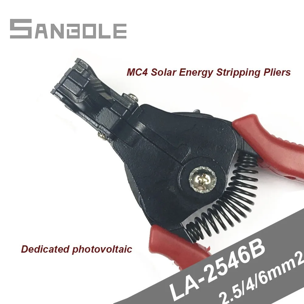 

Wire Clamp Stripper LA-2546B 2.5/4/6mm2 Mc4 Multi-function Type Crimping Pliers electric Decrustation for Connectors