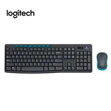 Беспроводная клавиатура-Мышь logitech MK275, комбинированная мышь для ноутбука, ноутбука, игровой клавиатуры, набор для домашнего офиса, оптическая Эргономика