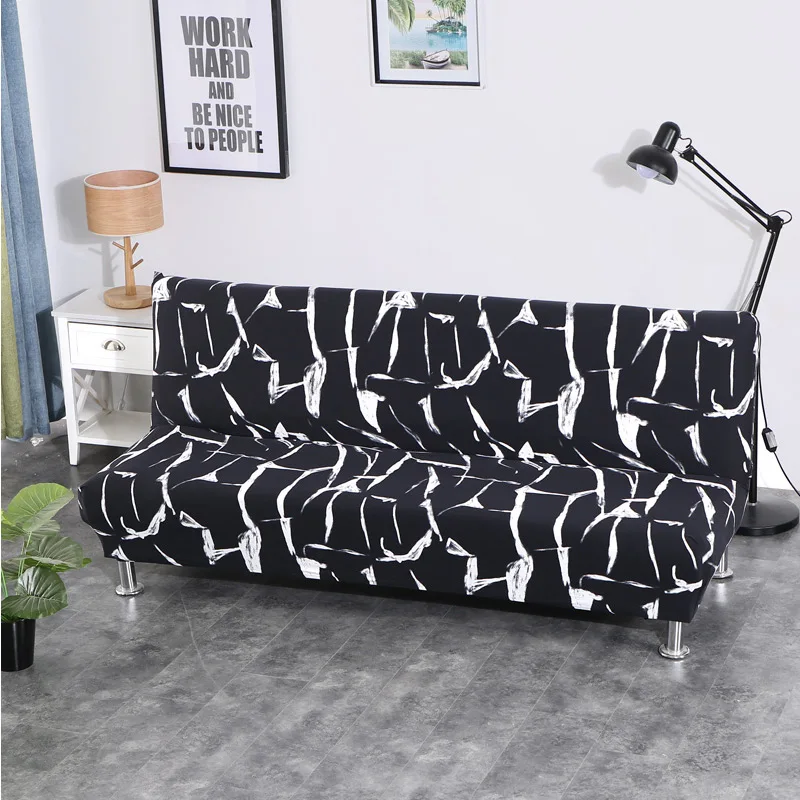

All-inclusive Folding Sofa Bed Cover Tight Wrap Sofa Towel Rekbare Kaft Couch Cover Without Armrest housse 50